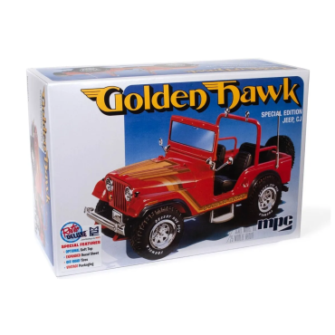 KIT PARA MONTAR MPC JEEP CJ5 GOLDEN HAWK 1981 1/25 MPC 986